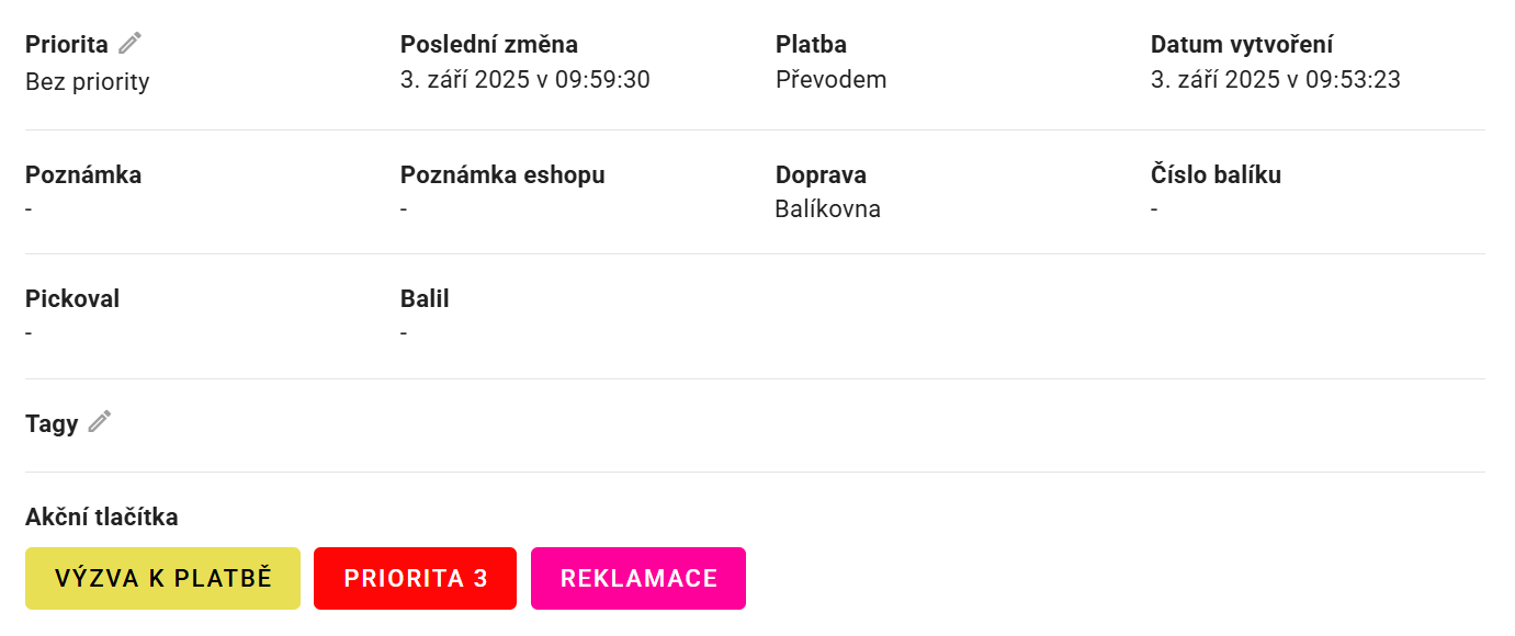 Akční tlačítka