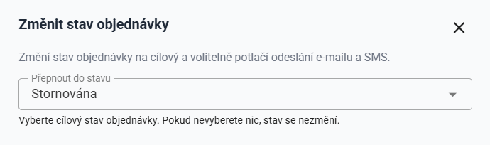Automatické storno